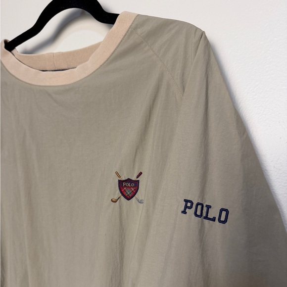 Vintage Polo Ralph Lauren old money golf windbreaker with pockets size L - Picture 3 of 6